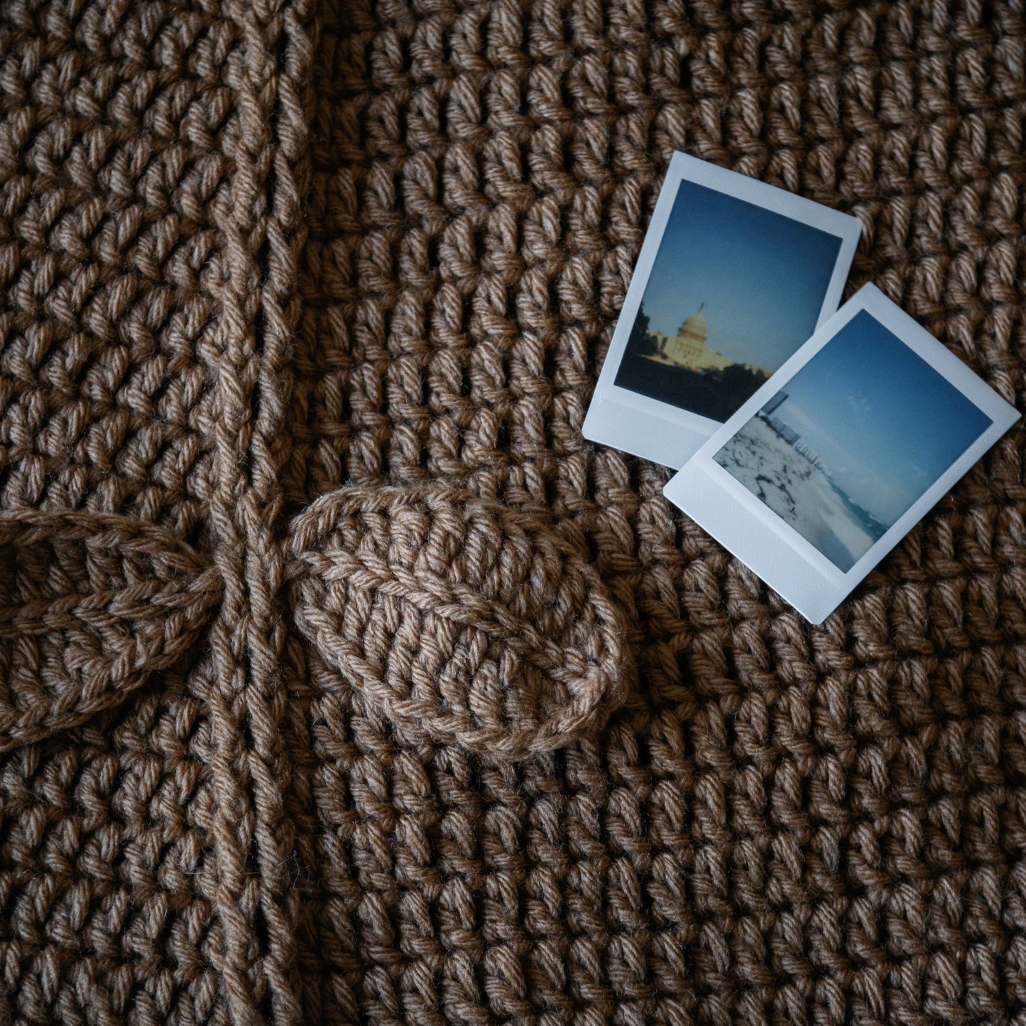 Hand Knitted Bloom Blanket Customizable Handmade Crochet Flower Bouquet Blanket